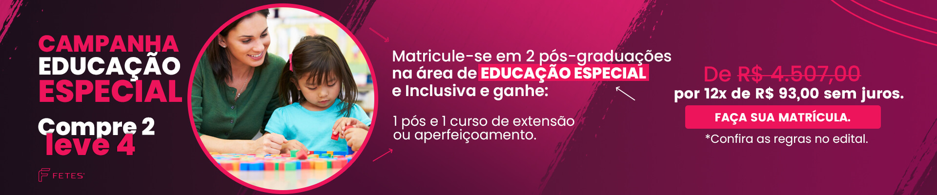 Banner Cursos - Educação Especial
